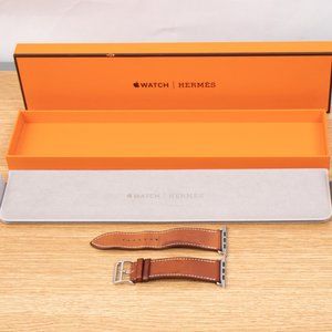 Apple Watch Hermes Hermès 45mm 44mm 42mm Single Tour Fauve Barenia Series 1-9